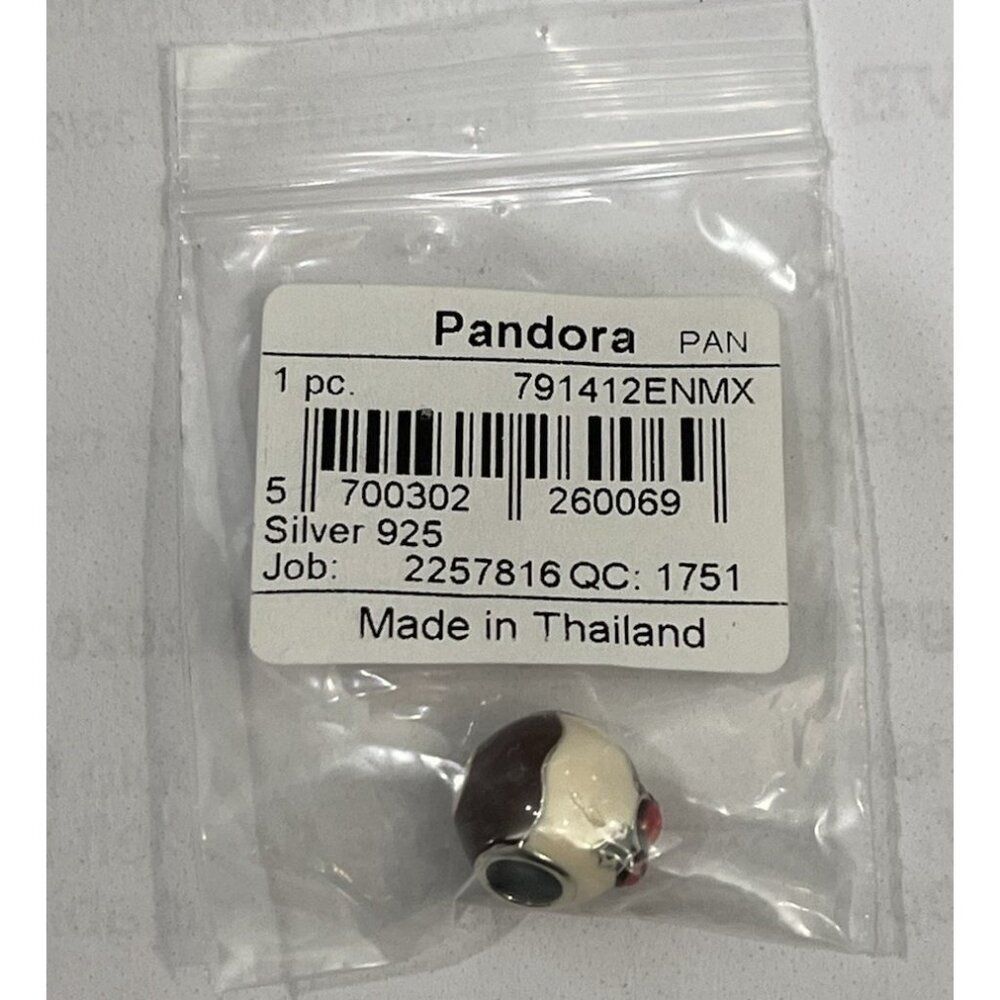 Pandora Christmas Pudding Festive Season Charm 791412ENMX New Genuine Authentic - Picture 5 of 5